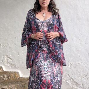 Zuri Kimono Chiffon Cover Up