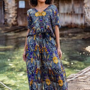 Alternative view of Zuri Palazzo Pants And Top Set